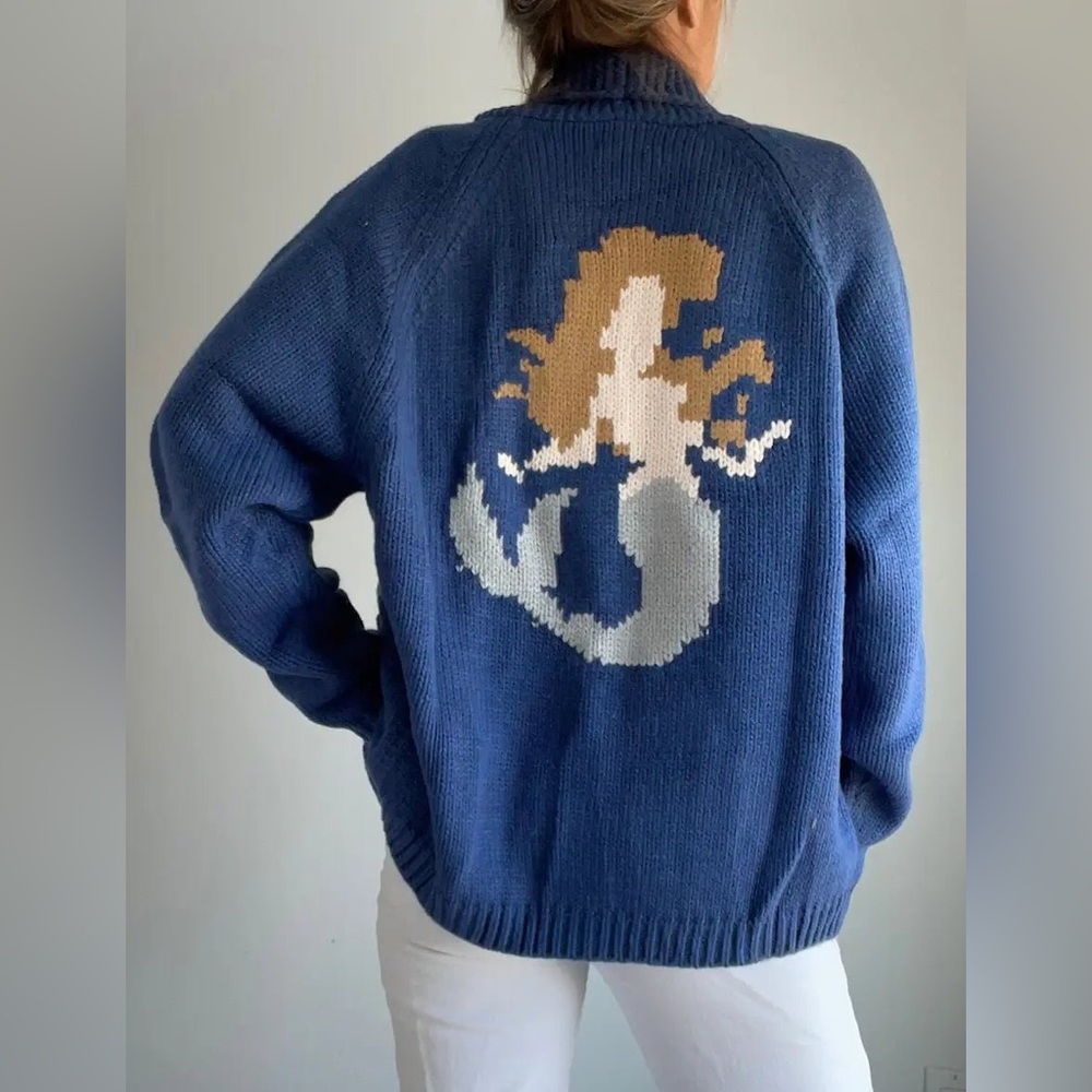 Pink Pineapple Mermaid Varsity Cardigan